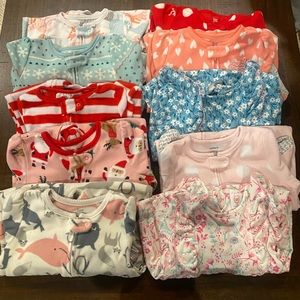 Carter’s fleece pajama, wonderland and Koala